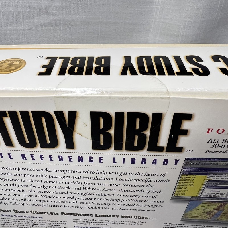 PC Study Bible Version 3 for Windows 95 98 ME ~ NEW BibleSoft CD-Rom in Box gallery