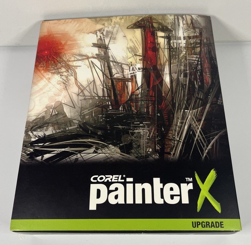 Corel Painter X Upgrade Photo Painting Software PC MAC Real Bristle Painting