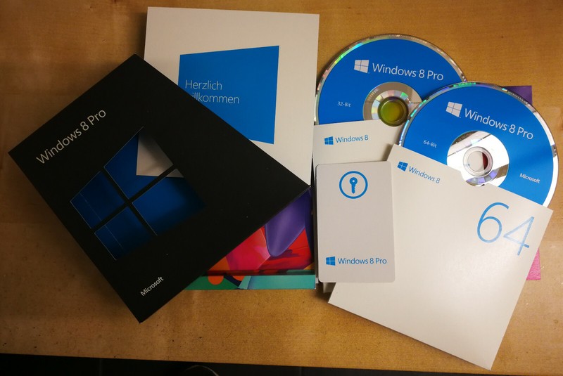 Microsoft Windows 8 Pro 32Bit/64Bit, Update neu OVP Deutsch gallery