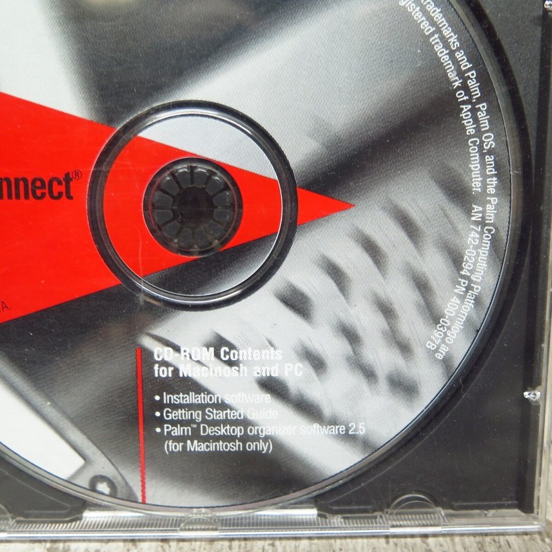 Vintage 1999 3com PalmConnect USB Kit Software for Mac OS CD Rom Disc gallery