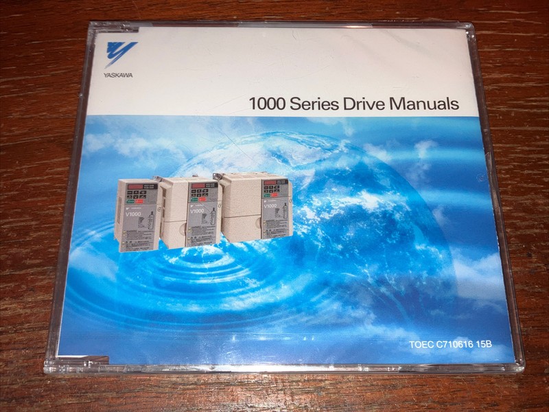 NEW - Yaskawa 1000 Series Drive Manual - CD Rom - NEW SEALED - SLIM JEWEL CASE