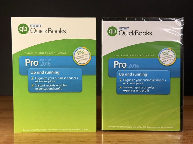 NEW Quickbooks 2016 Desktop Pro Windows Retail -NO SUBSCRIPT10N- SEALED gallery