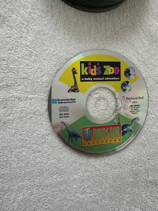 KID’S ZOO A BABY ANIMAL ADVENTURE – 1994 Knowledge Adventure MS-DOS