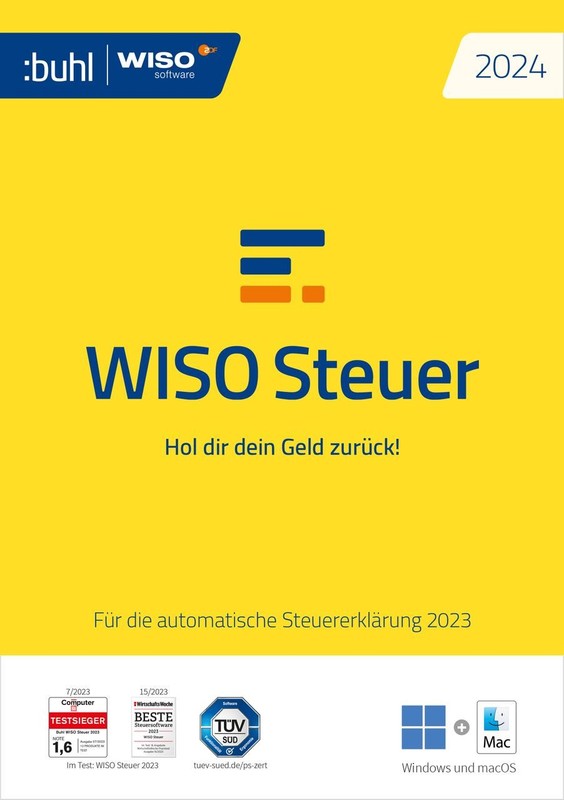 WISO Steuer 2024, 1 CD-ROM gallery