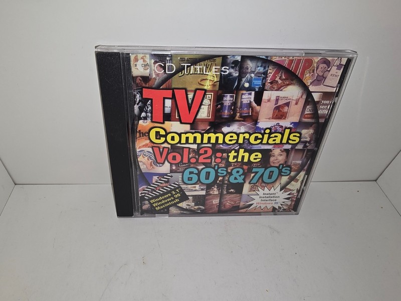 CD Titles Present TV Commercials of the 60’s & 70’s – CD Rom