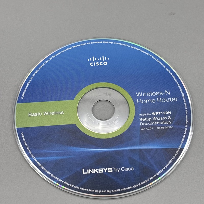 Cisco Linksys Wireless-N Home Router Setup Wizard – CD-ROM