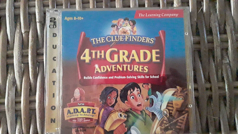 THE CLUE FINDERS 4thGRADE ADVENTURES 2CD BUILD CONFIDENCE+PROBLEM SOLVING SKILLS