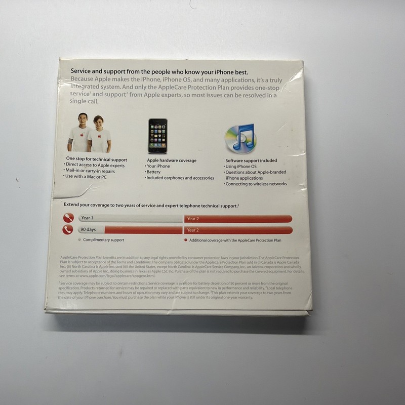 AppleCare Protection Plan for iPhone PC + Mac Brand New Factory Sealed Bends gallery