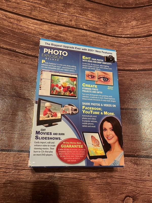 PHOTO EXPLOSION Deluxe Version 5 Photo Editing Software gallery