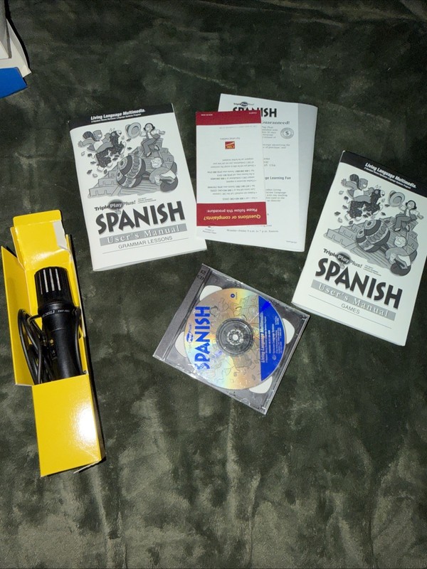 TRIPLE PLAY PLUS SPANISH LIVING LANGUAGE SERIES SPANISH LEARNING SYSTEM Q95 gallery