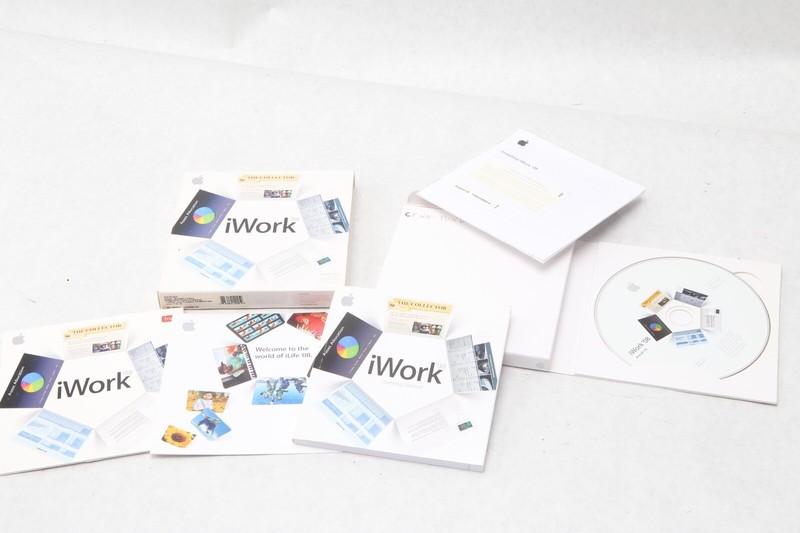 iWork 08 Mac Apple Keynote Pages Numbers Software Package Family Pack R51