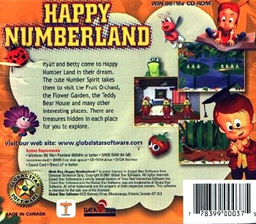Happy Numberland (Ages 3-6) (PC-CD, 2001) for Windows - NEW CD in SLEEVE gallery