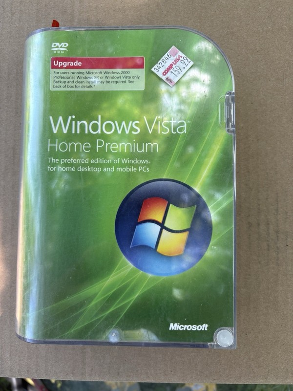 Microsoft Windows Vista Home Premium 32-Bit DVD Sealed