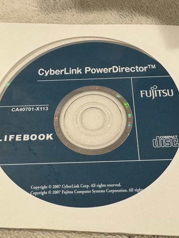 Fujitsu Lifebook Cyberlink PowerDirector – NEW/SEALED!!!