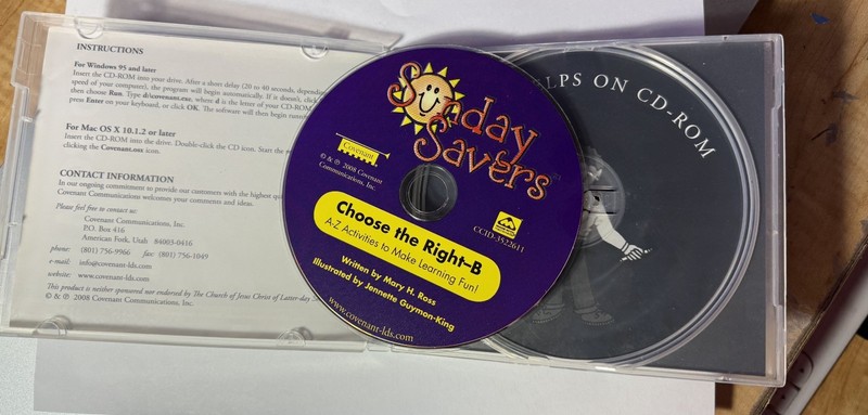 Sunday Savers A-Z Activities To make Learning Fun CD-ROM Ages 4-7 Mary Ross VG gallery