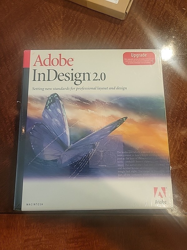 Adobe InDesign & InDesign 2.0 Upgrade for Mac + Serial numbers