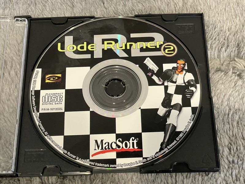 MacSoft Lode Runner 2 CD-ROM Computer Game for Mac MPN 04-16712CDSL FREE SHIPPIN