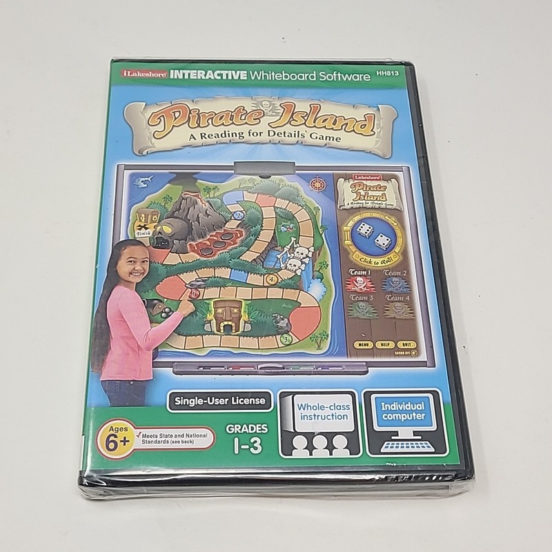 Pirate Island Reading For Details Lakeshore Interactive Whiteboard Software NEW