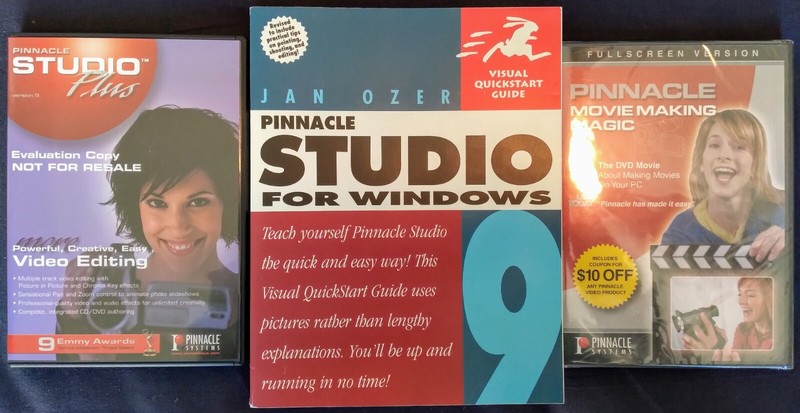 Pinnacle Studio Plus Version 9 Video Editing Software + Extras: Guide Book & DVD