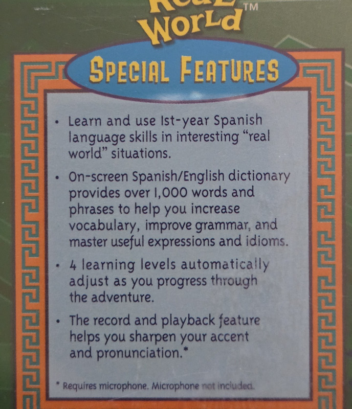 Spanish For Real World Kaplan CD-ROM for Windows 95 / 3.1 & Power Macintosh gallery