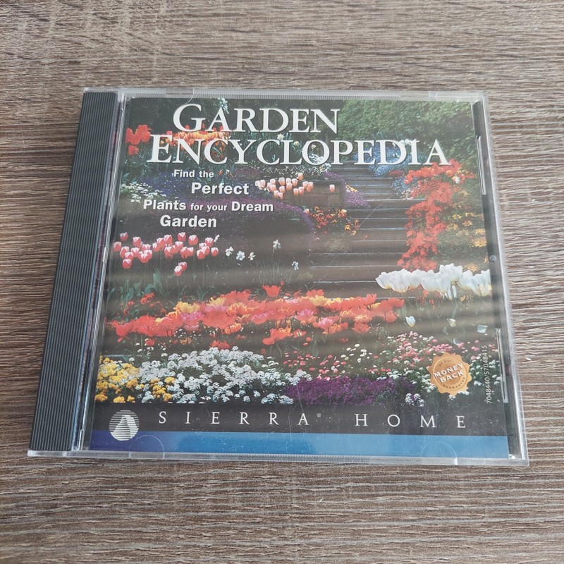 Vintage 1998 Garden Encyclopedia: Sierra Home (PC Windows 95)