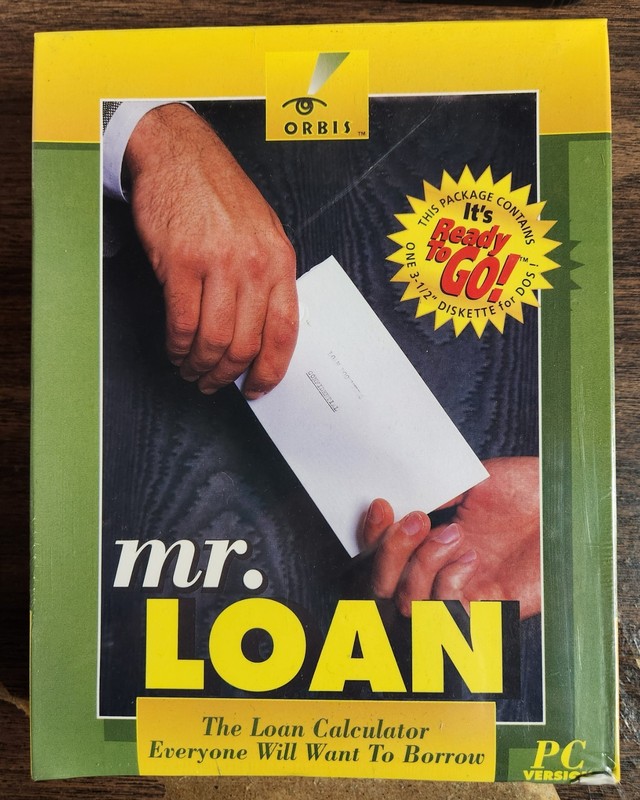 Mr. Loan by Orbis (1994, MS-DOS, 3-1/2″ Floppy Disk) BRAND NEW FACTORY SEALED