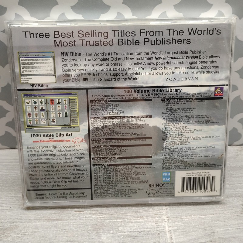 NIV Bible Library CD ROM with clipart - Year 2000 gallery