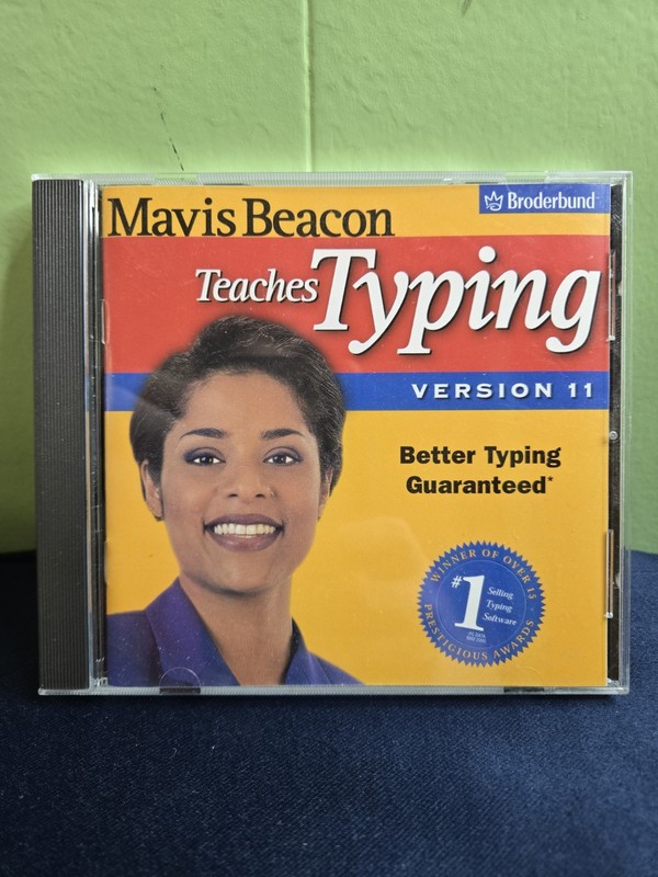 Mavis Beacon Teaches Typing CD Version 11 Broderbund Typing Software