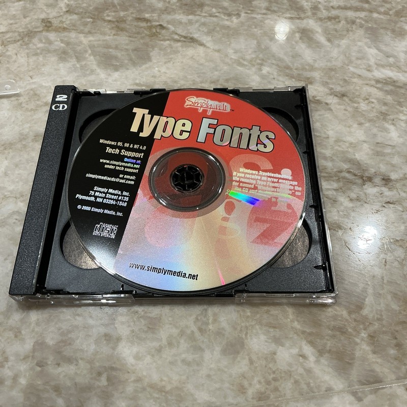 Simply Media Fonts & Clipart - 2000 - 2 CD Set gallery