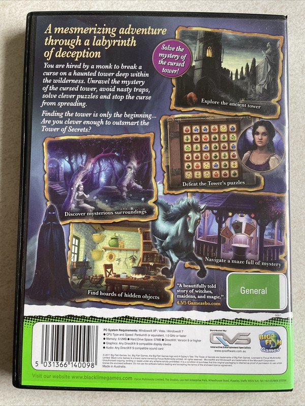 A Gypsy's Tale - The Tower of Secrets - PC CD-ROM - Hidden Object Game gallery