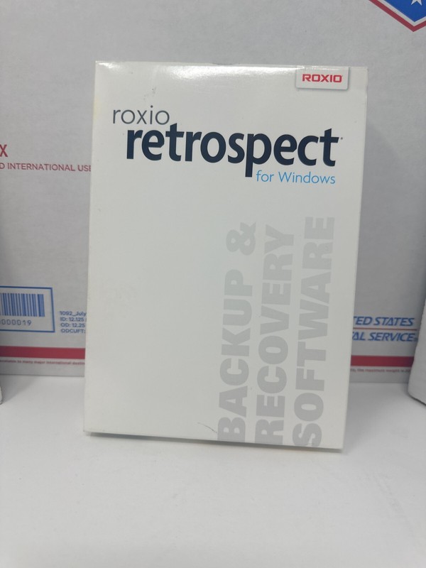 Sonic Solutions Roxio EMC Retrospect for Windows Backup & Recovery Software