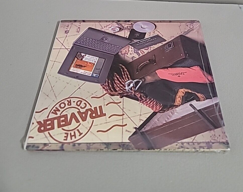 Vintage The Traveler CD-Rom 1994 PC Computer Multi-Media Vacation Travel Guide gallery