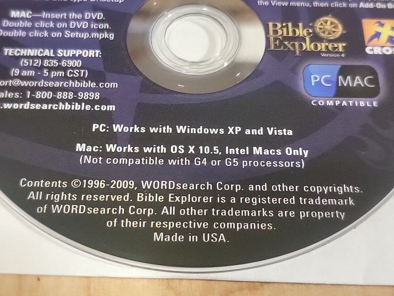 Bible Explorer Select Edition 2009 DVD - PC XP / Vista - MAC OS X 10.5 - READ gallery