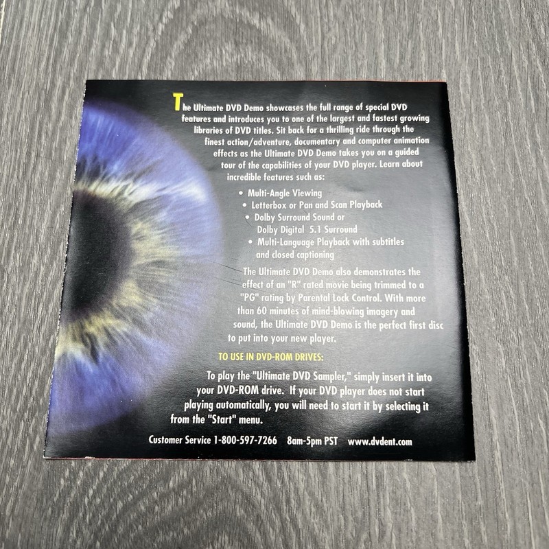 Ultimate Dvd Demo PC Cd Rom version 1.3.1 - MISSING CASE gallery