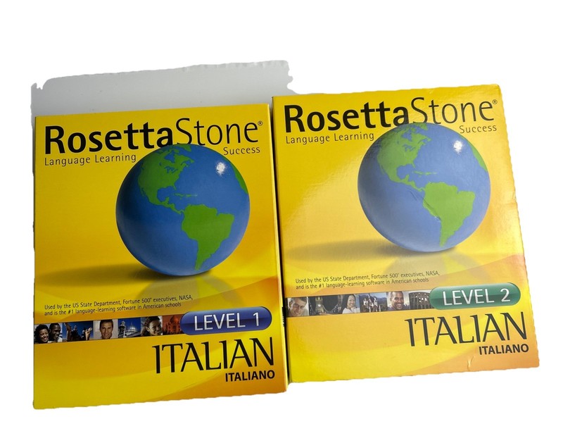 Rosetta Stone: Language Learning Success Italian – Level 1 & 2 – 2 Box Set