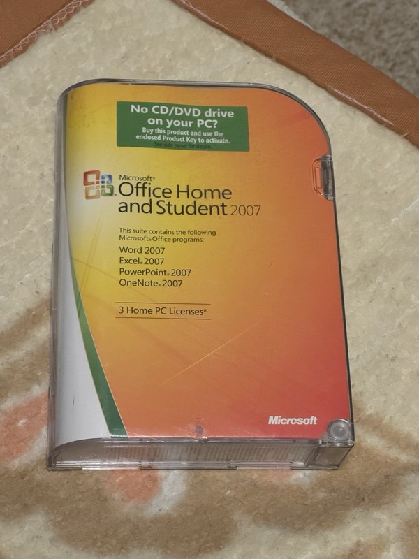 AS-IS Microsoft Office 2007 Home and Student w/ Product Key – Excel, Word, Ppt