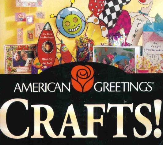 American Greetings Crafts! PC CD creativity desktop publishing craft software!