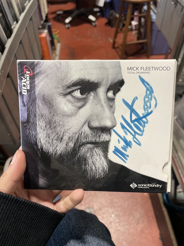 Sonic Foundry Loops For Acid Mick Fleetwood Total Drumming Autographed