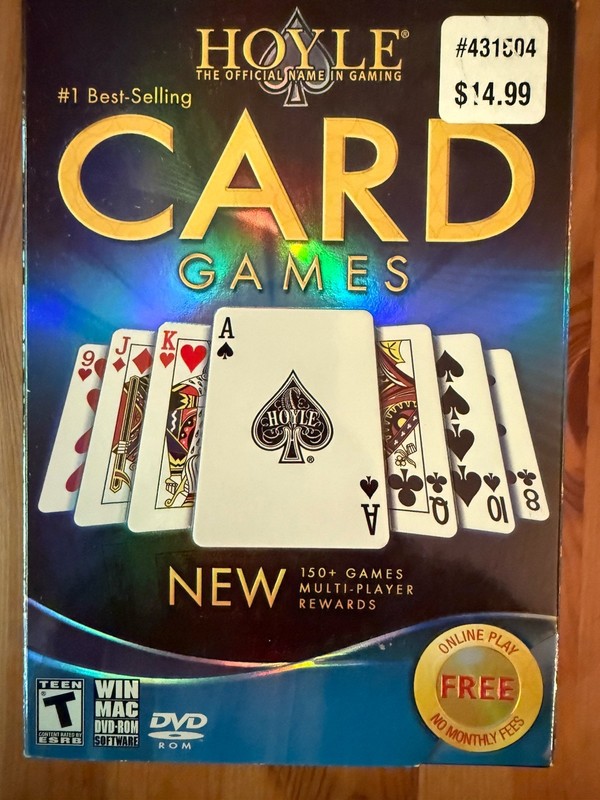 Hoyle Card Games 2009 Windows XP & Mac OS X 150+ Games DVD ROM In Box