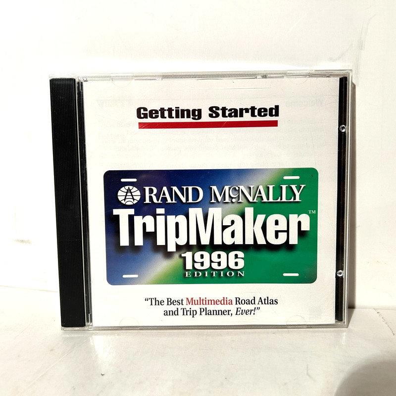 Rand McNally TripMaker 1996 CD-ROM PC *BUY 2 GET 2 FREE*