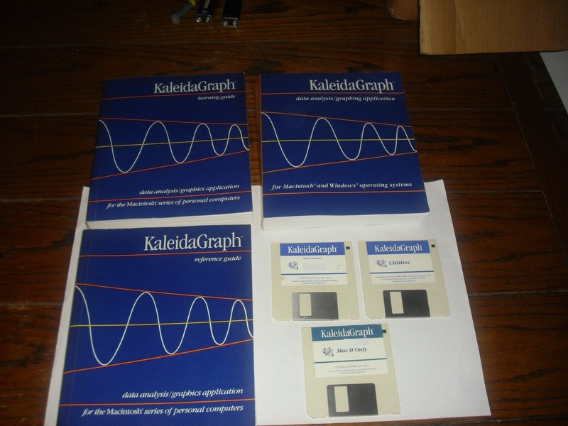 Vintage Synergy Software KaleidaGraph Graphing Software for Mac OS (7.x), 1992