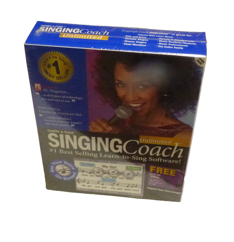 Learn to Sing PC CD singing voice coaching vocal range compose sheet lessons +