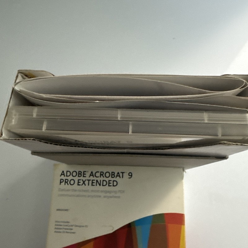 Adobe Acrobat 9 Pro Extended Professional Windows ~ Retail Box & Serial Number gallery