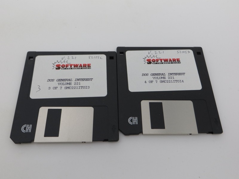 Software of the Month Club 3.5" Floppy Disk's Volume 221 DOS General Interest gallery