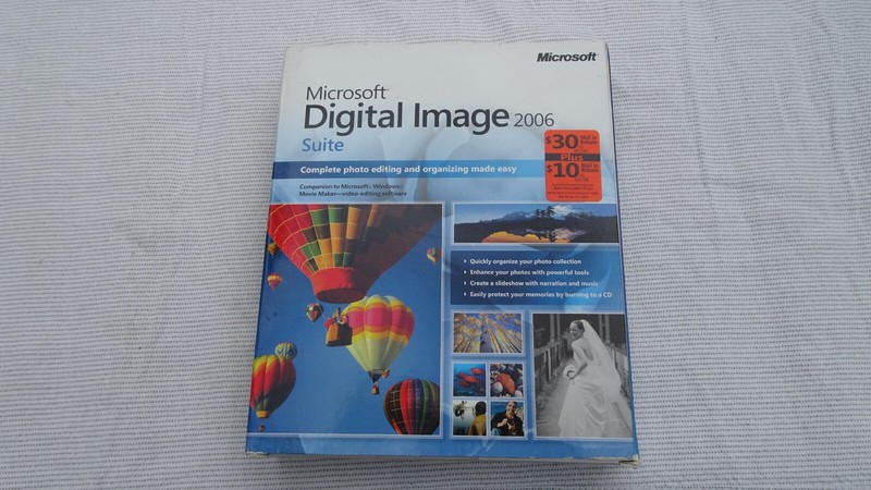 Microsoft Digital Image Suite 2006 PC 2 Disc Set Big Box Windows & Manual #16