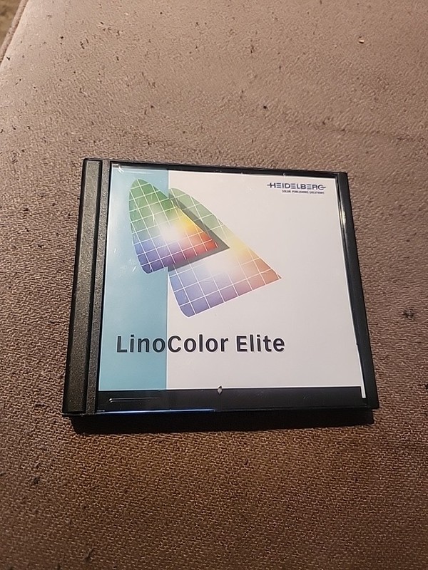 Heidelberg Linocolor Elite 5.1, ScanOpen ICC Lite 2.0, ScanLite 1.0 CD