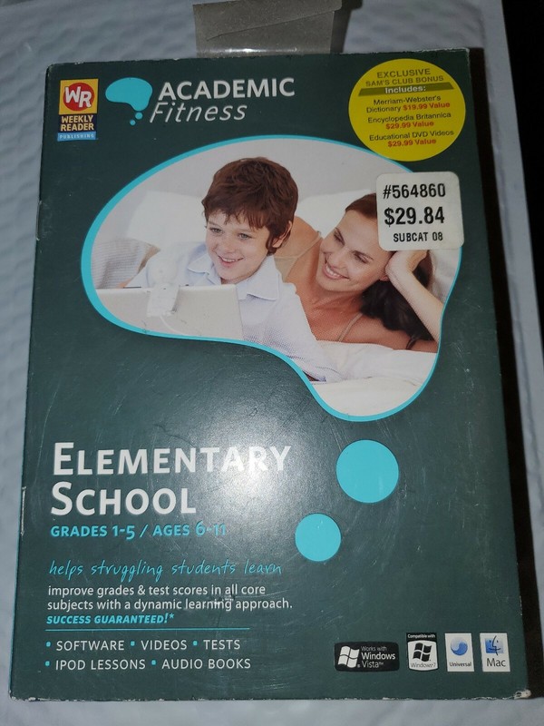 Weekly Reader Academic Fitness Elementary School Grades 1-5 [DVD-ROM]