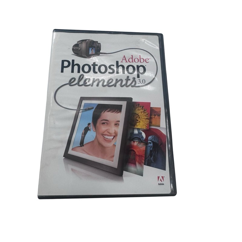 Adobe Photoshop Elements 3.0 – Education Vintage Software With Serial Number