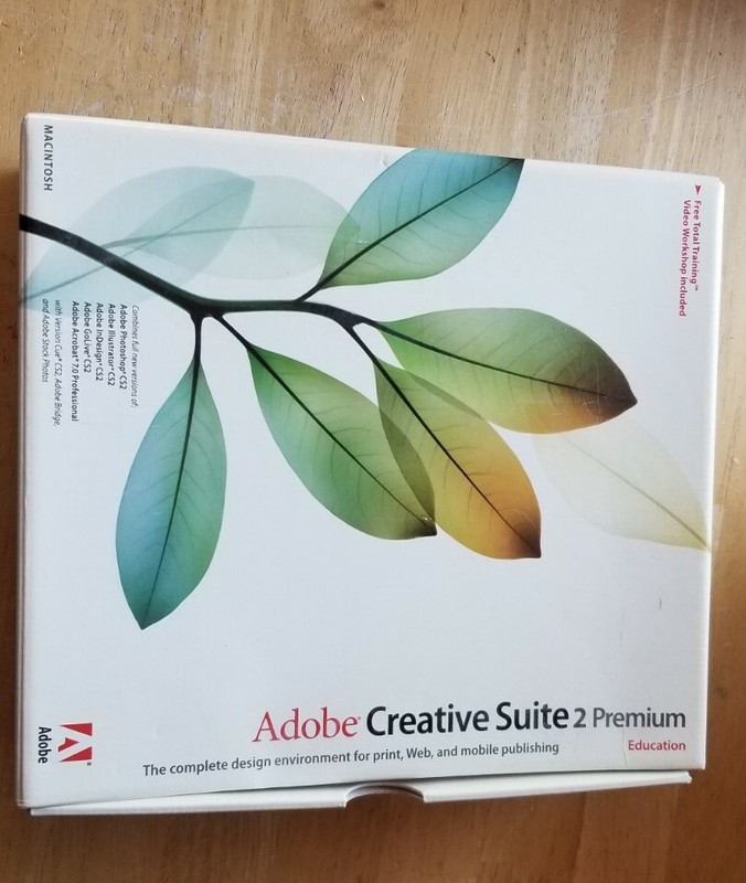 Adobe Creative Suite 2 Premium CS2 Graphic Design & Video Editing – Macintosh