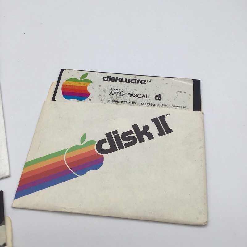 Vintage Apple II Floppy Disks Disk II DOS 3.3 Apple Pascal DoubleVision Basic gallery